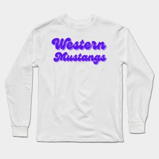 Western Mustangs Long Sleeve T-Shirt